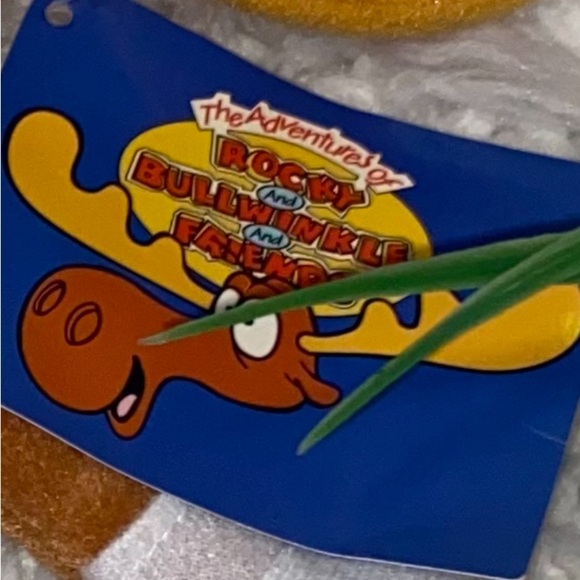 Clearance 50%off w bundle Rocky and Bullwinkle Friends Stuffed Plush BULLWINKLE - Picture 6 of 6